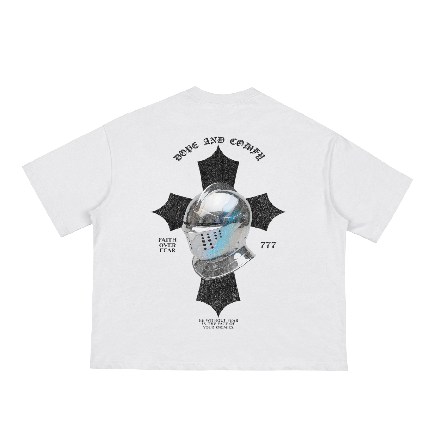 Dope And Comfy Chrome Knight Classic Loose Boxy Tee