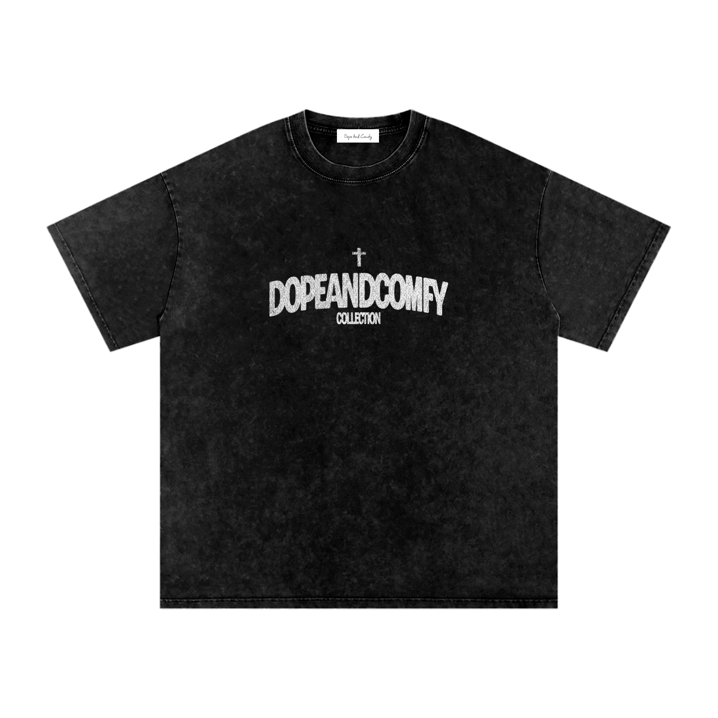 Dope And Comfy PSALM 23:4 Snow Wahed OversizedT-Shirt